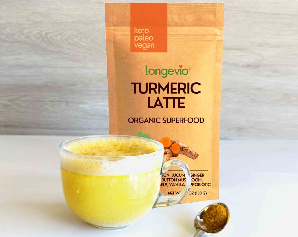 Turmeric latte banner